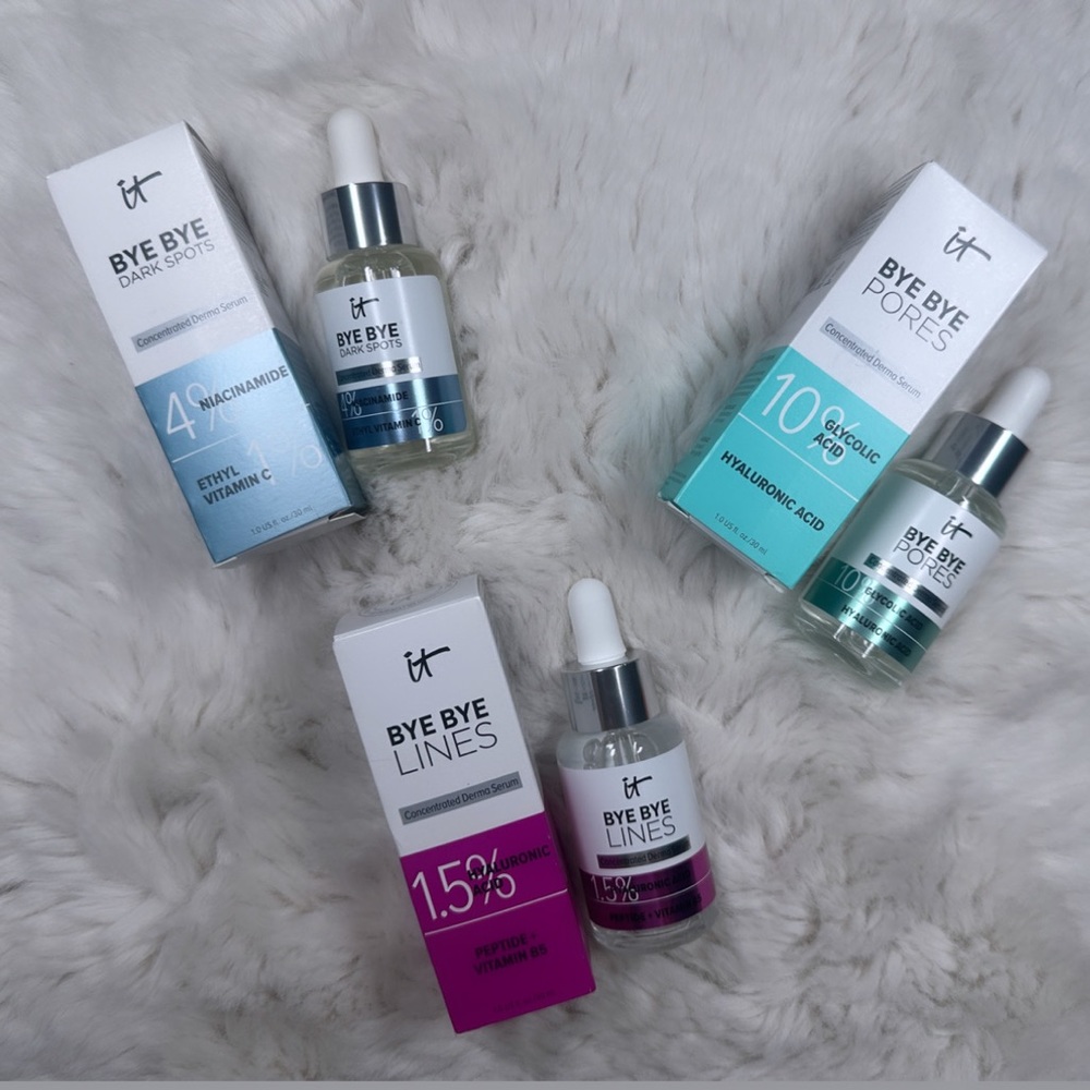 IT Cosmetics Bye Bye Serum Bundle of 3